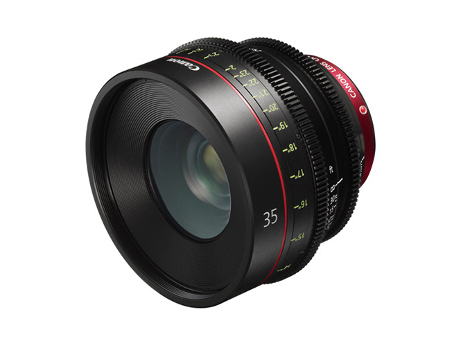 Η Canon ανακοινώνει τον Canon CN-E35mm T1.5 L F