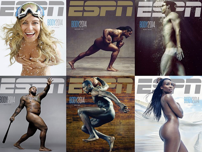 Στα παρασκήνια της φωτογράφισης του τεύχους του ESPN, Body Issue για το 2014