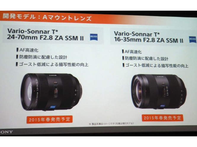 Δύο νέοι φακοί έρχονται από την Sony για A-mount