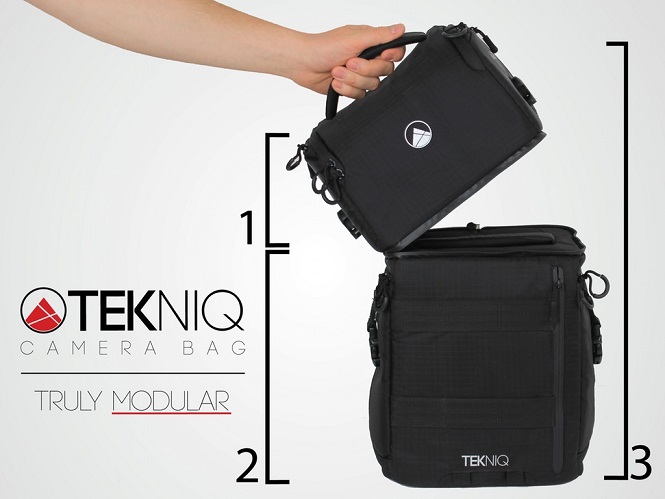 Η TEKNIQ είναι μια τσάντα 3 σε 1 που προσαρμόζεται σύμφωνα με τις ανάγκες σας