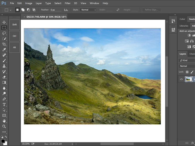 Αναβάθμιση για το Adobe Photoshop CC με δυνατότητα παραμετροποίησης της μπάρας εργαλείων