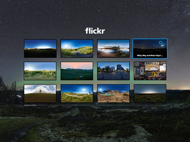Η Flickr παρουσιάζει την ειδική εφαρμογή της για το Samsung Gear VR