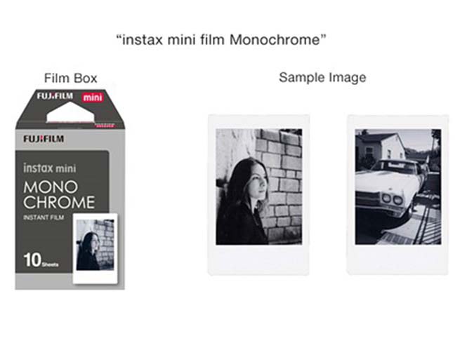 H Fujifilm παρουσιάζει το νέο Fujifilm Instax Mini Film Monochrome για Instax μηχανές