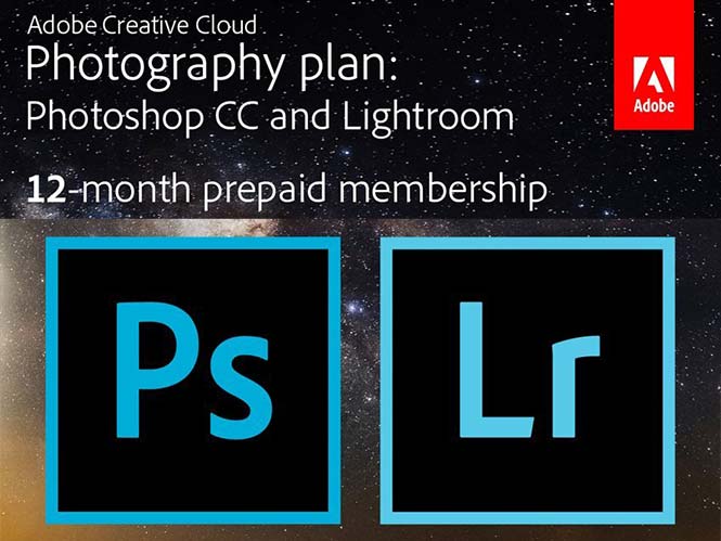 Adobe: Σε προσφορά το Photography Plan του Creative Cloud στα 89 δολάρια για ένα έτος