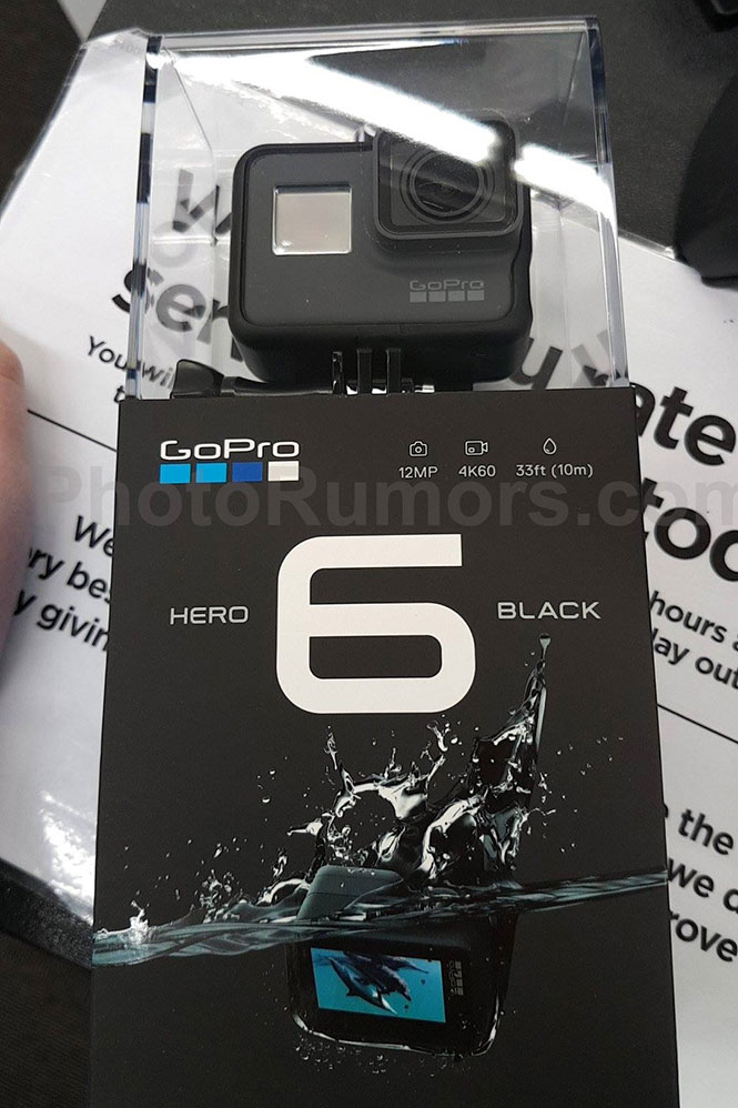 Έρχεται η GoPro Hero6 Black, δείτε φωτογραφία της και το πότε ανακοινώνεται