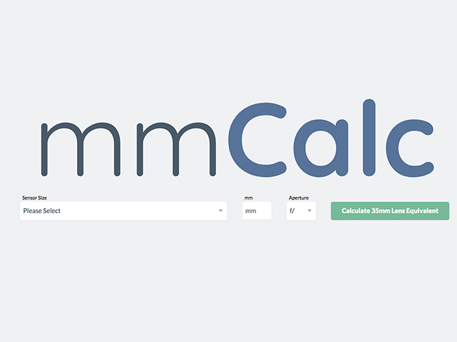 mmCALC, ένα site για να υπολογίζετε το εστιακό μήκος των φακών