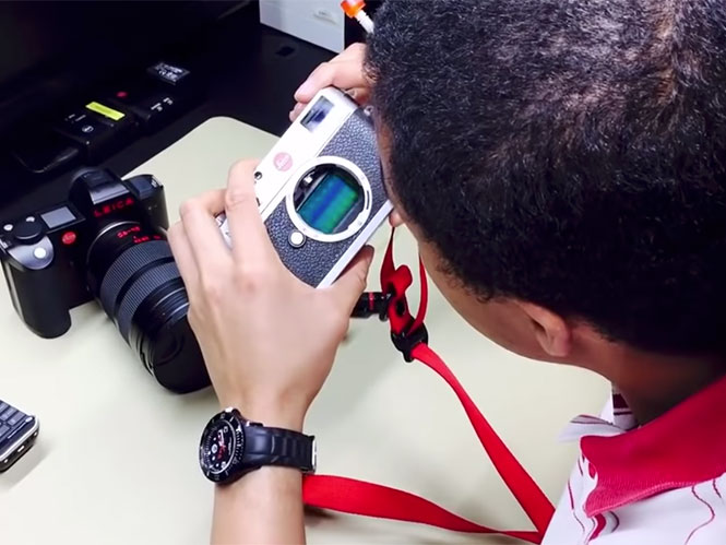 O καθαρισμός αισθητήρα στη Leica μέσα από ένα video που έκανε πολλούς να αντιδράσουν