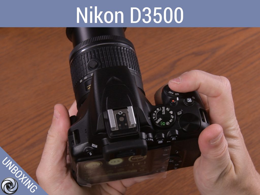 Παρουσίαση της Nikon D3500 στο κανάλι μας στο YouTube (Unboxing)