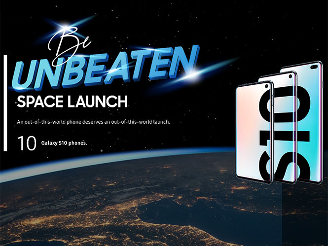 To Samsung Galaxy S10 πήγε στο διάστημα για να βγάλει τη Γη από ψηλά