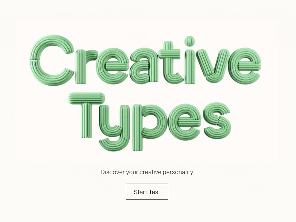 Τεστ της Adobe: Ποιο είδος δημιουργικού τύπου είστε;