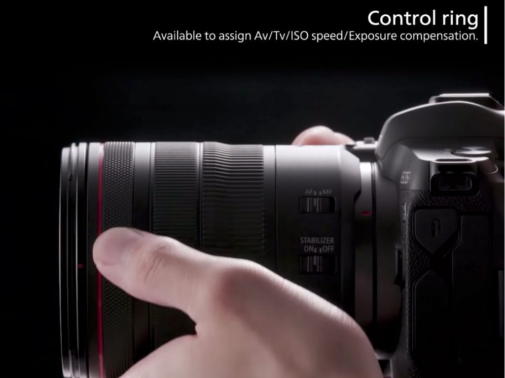 Canon: Ανακοίνωσε υπηρεσία μετατροπής φακών για αφαίρεση του κλικ στο Control Ring