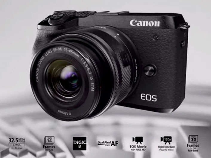 Διέρρευσαν όλα τα τεχνικά χαρακτηριστικά της Canon EOS M6 II