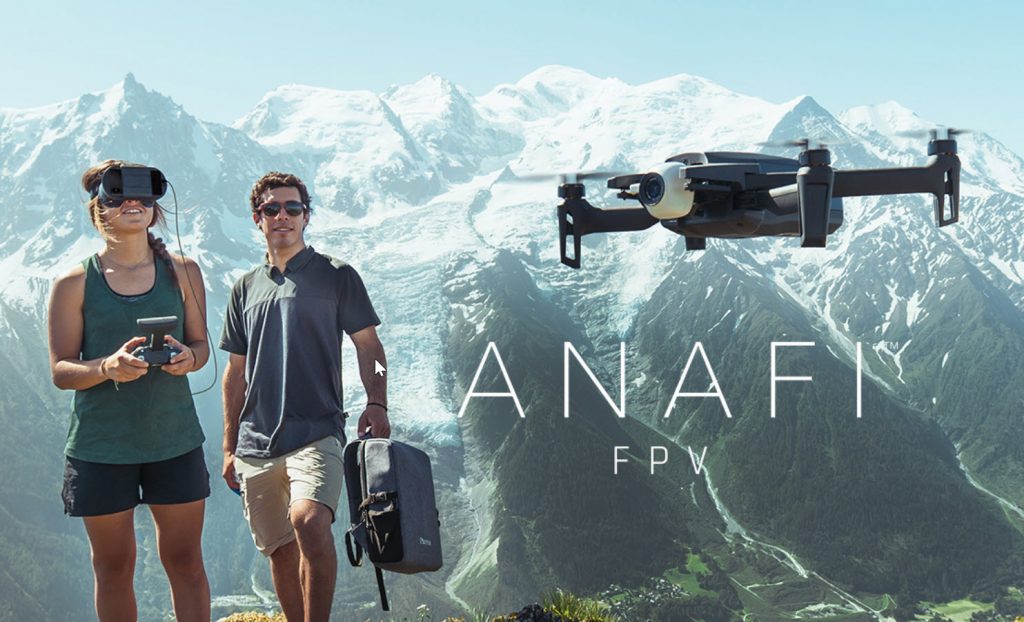 H Parrot ανακοίνωσε το νέο ANAFI FPV, ένα foldable drone με 4Κ HDR video