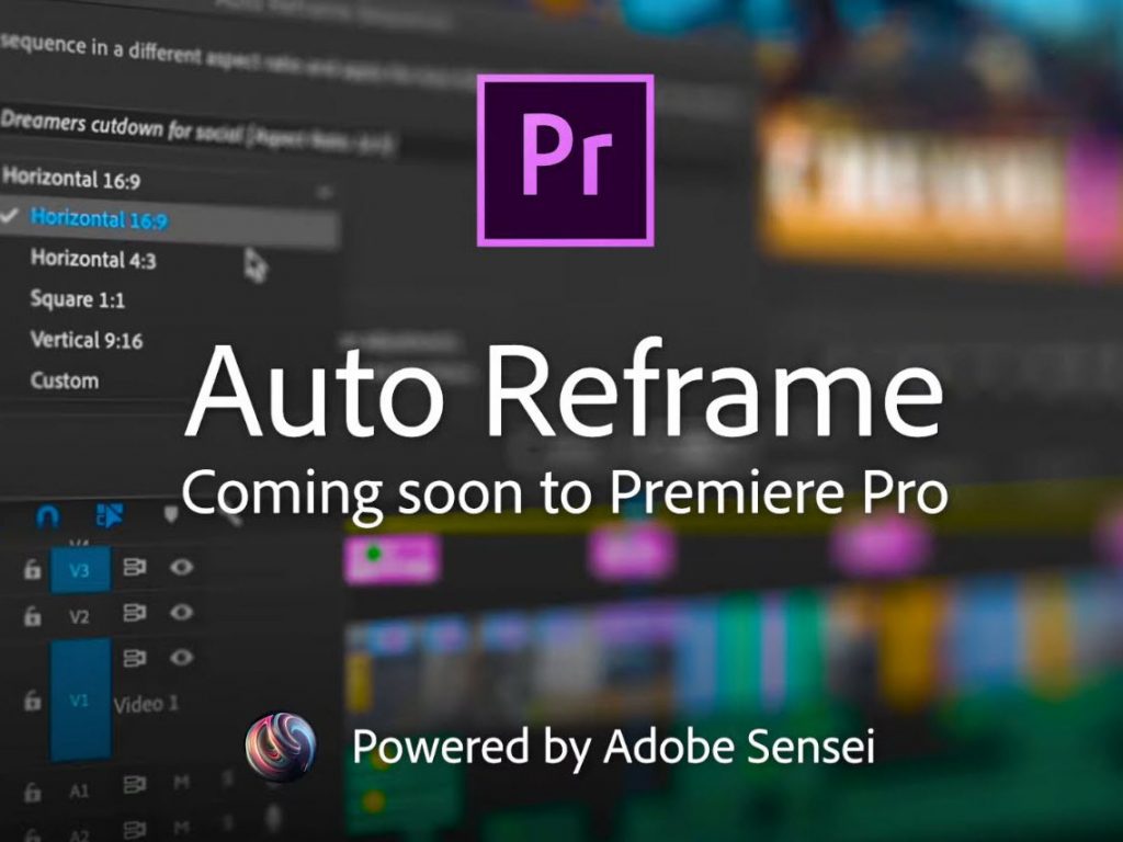 Adobe Premiere Pro: Έρχεται η λειτουργία τεχνητής νοημοσύνης Auto Reframe