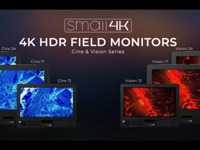 Η SmallHD παρουσίασε τις νέες σειρές φορητών οθόνων Cine και Vision με ανάλυση 4K HDR