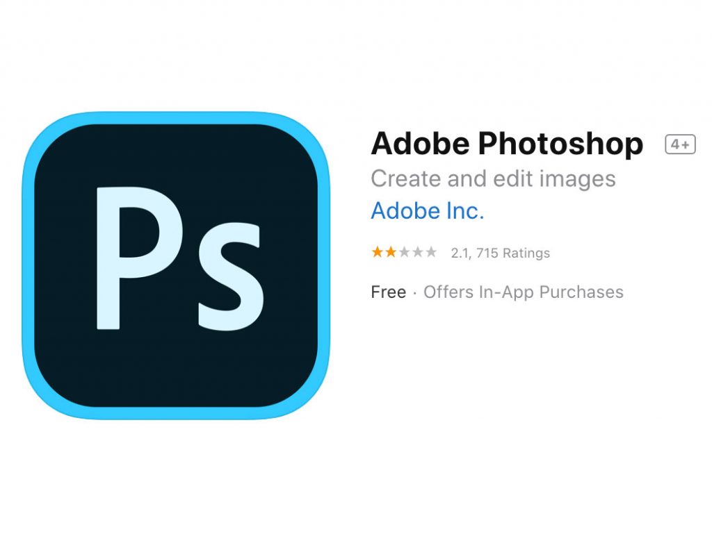 Adobe Photoshop για iPad: Αρνητικές οι εντυπώσεις από τους χρήστες, έχει βαθμολογία μόλις 2.1