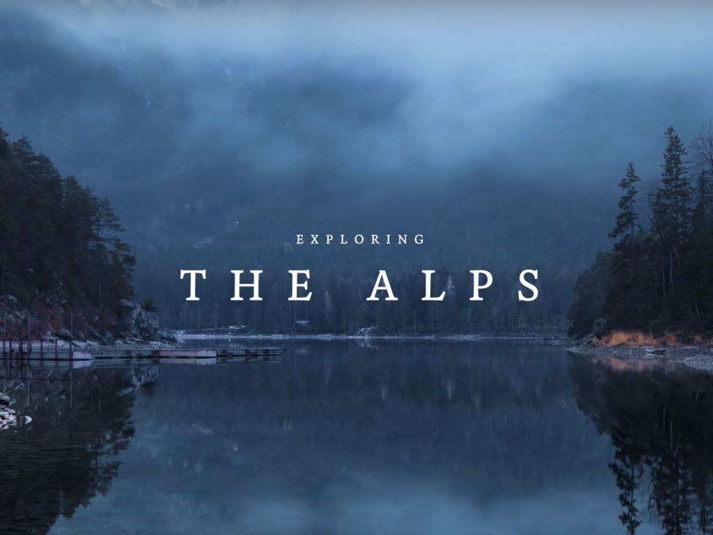 Exploring the Alps: Time Lapse από τις Άλπεις, το οποίο χρειάστηκε 50.000 φωτογραφίες και ταξίδι 5.000 χιλιομέτρων