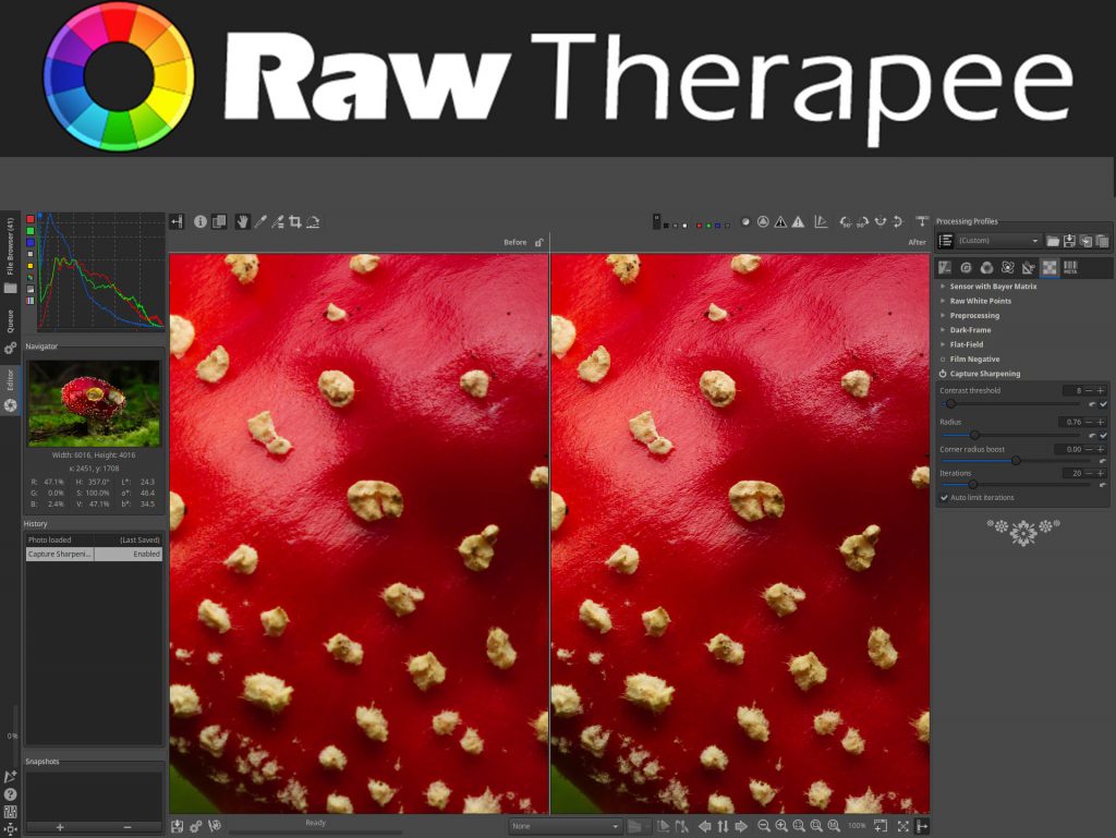 RawTherapee: Διαθέσιμη η έκδοση 5.8 του δωρεάν λογισμικού επεξεργασίας φωτογραφιών